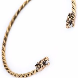 Bronze Viking Dragon Torc